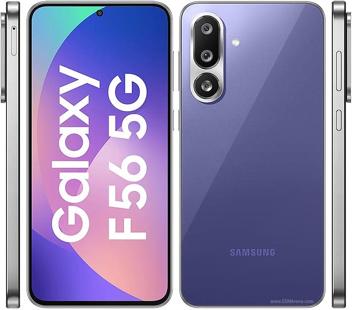 Samsung Galaxy F56 back and front
